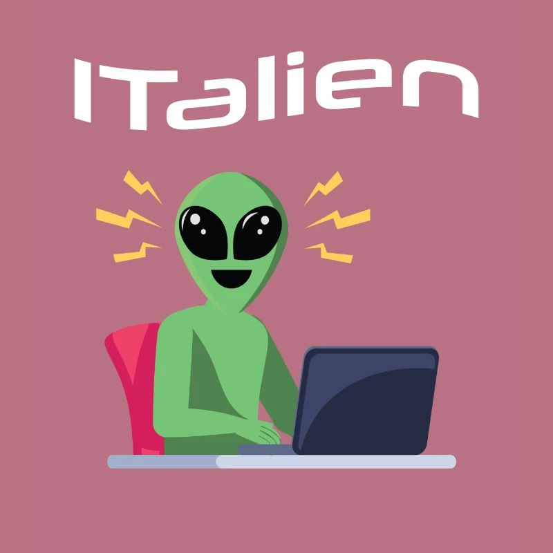 ITalien Alien Informatiker Hacker Coder
