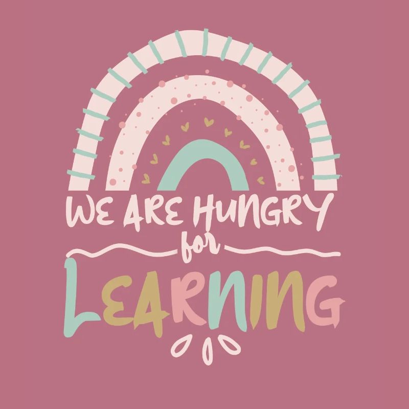 We are hungry for learning rainbow students