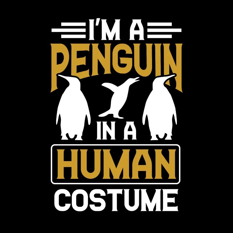 Ich Bin Ein Pinguin In Einem Menschlichen Kostüm