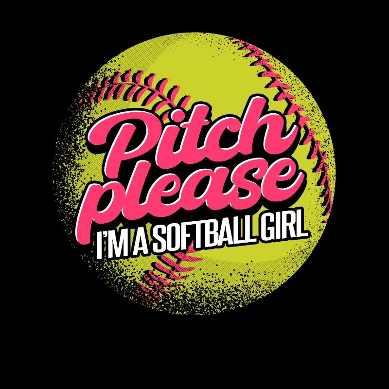 Ich bin ein Softball-Mädchen