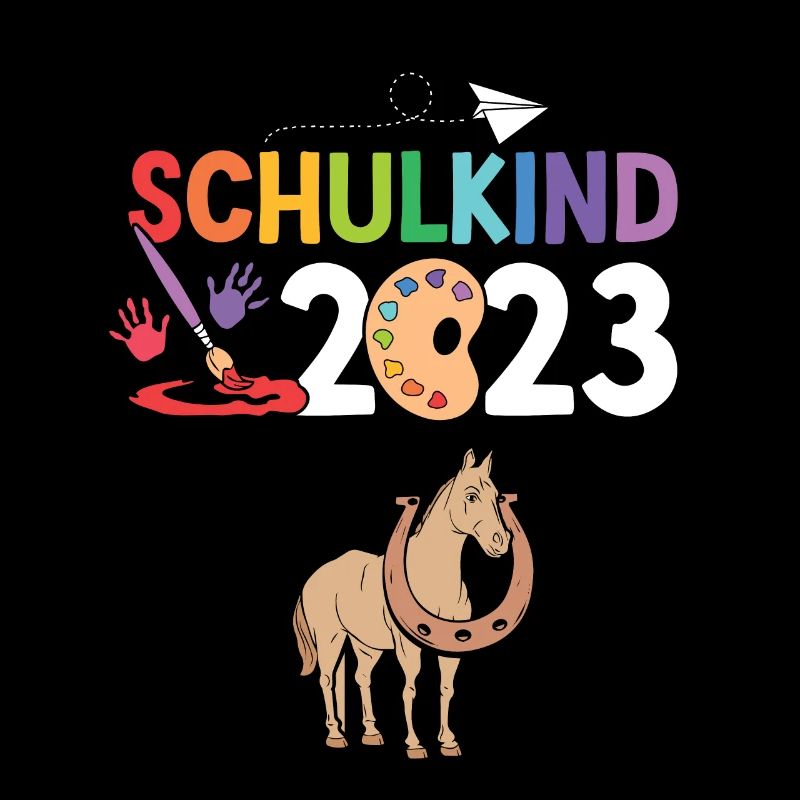 Pferd Schulanfang Schulkind 2023