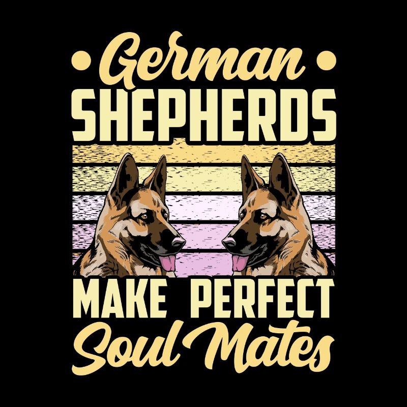 Deutsche Schäferhunde Perfekte Seelenverwandte Süß