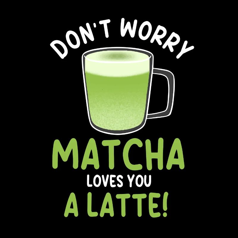 Jeu de mots amusant Matcha Latte