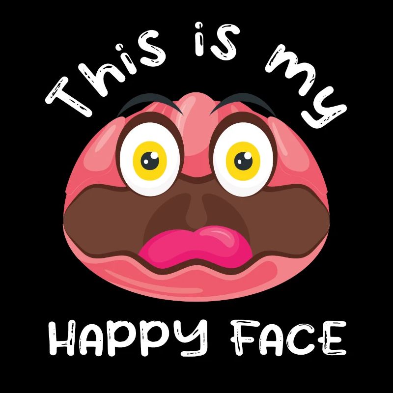 Costume de Blobfish - Visage de poisson Blob laid -