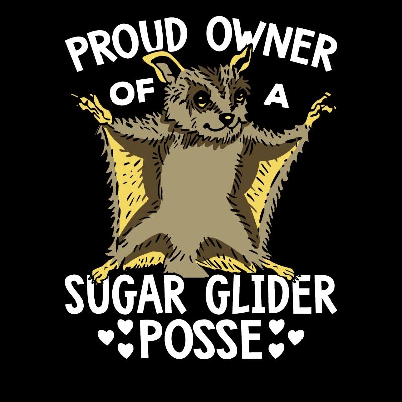 Fier propriétaire de Sugar Glider Propriétaire Sugar