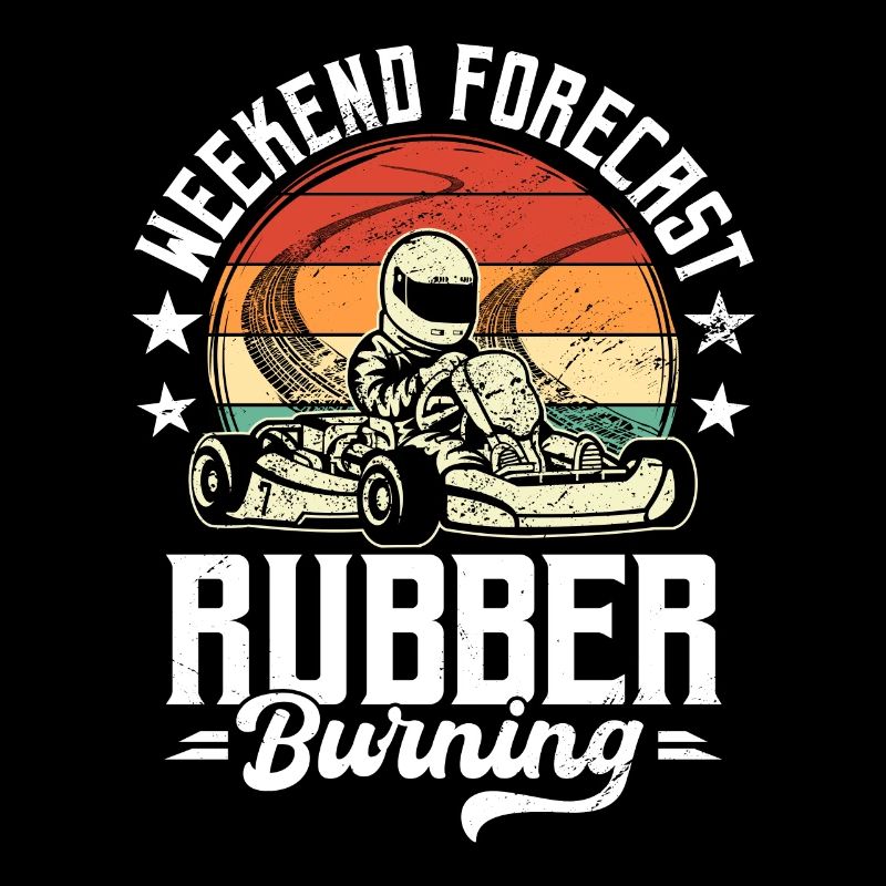 Go-Kart Rennen Weekend Forecast Rubber Burning