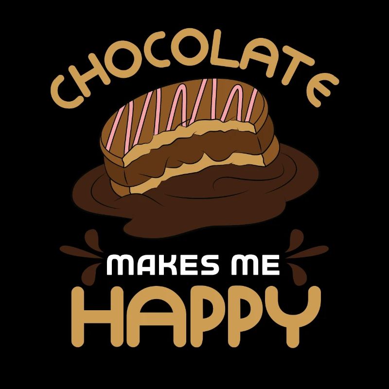 Chocolate makes me happy