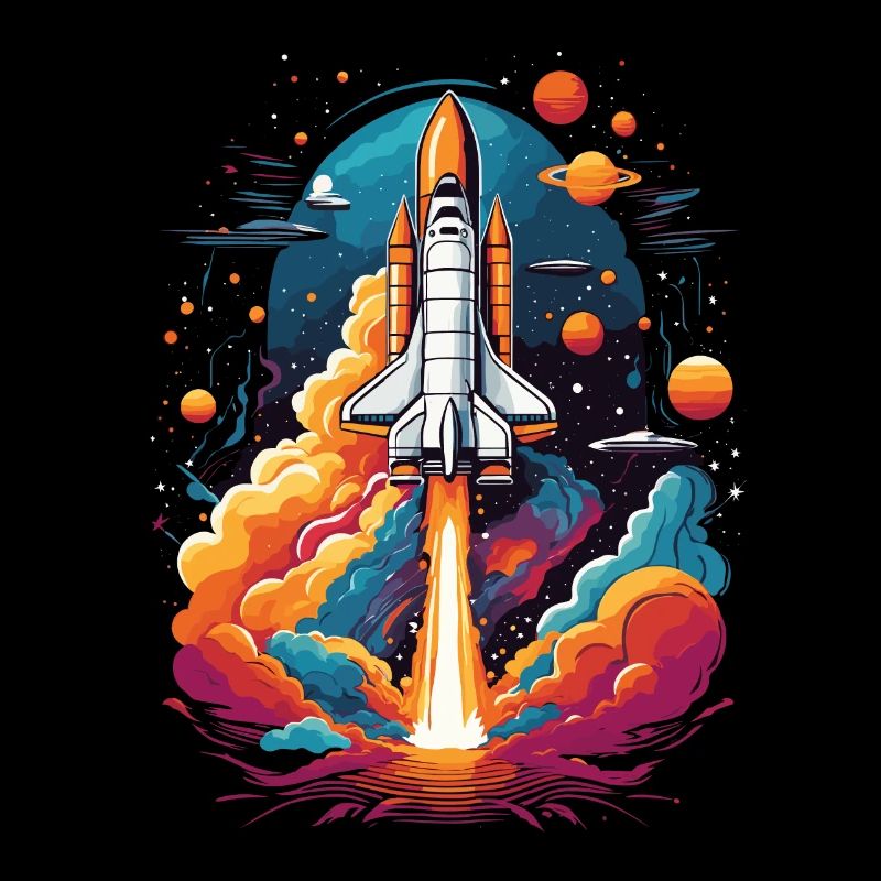 Astronaute de la navette spatiale Rocket Space Adventure