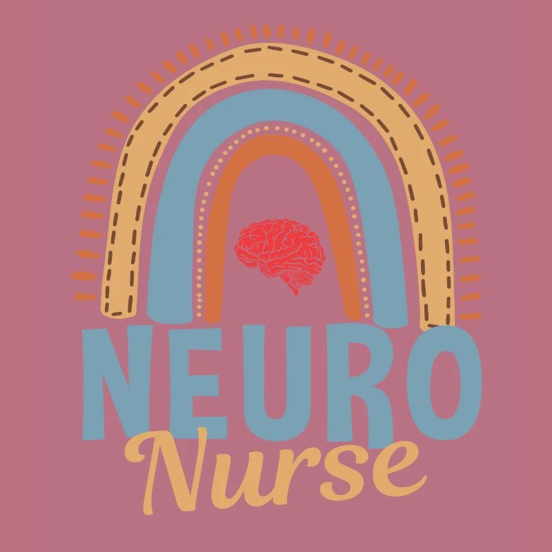 Neuro Krankenschwester Regenbogen