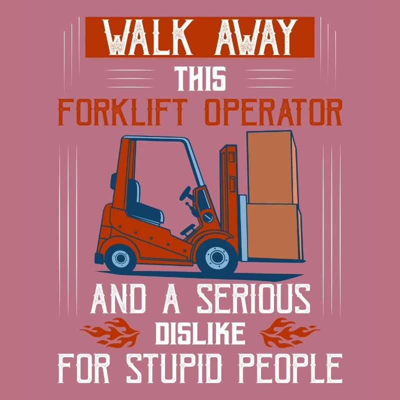 Walk Away This Forklift Operator Has Anger Issues