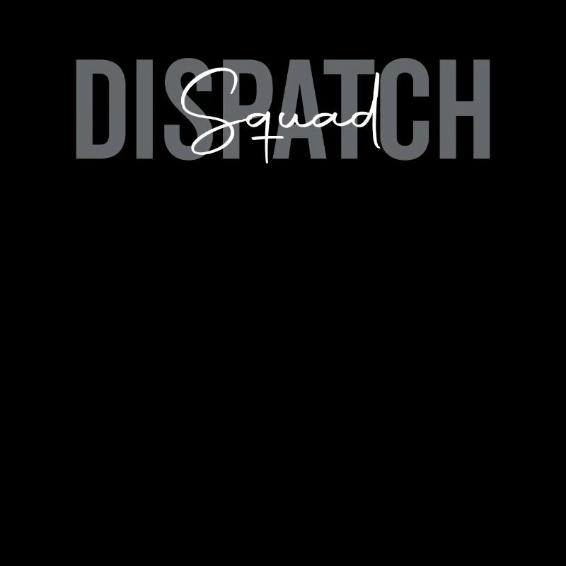 Dispatch Squad Emergency Responder Funny Thin