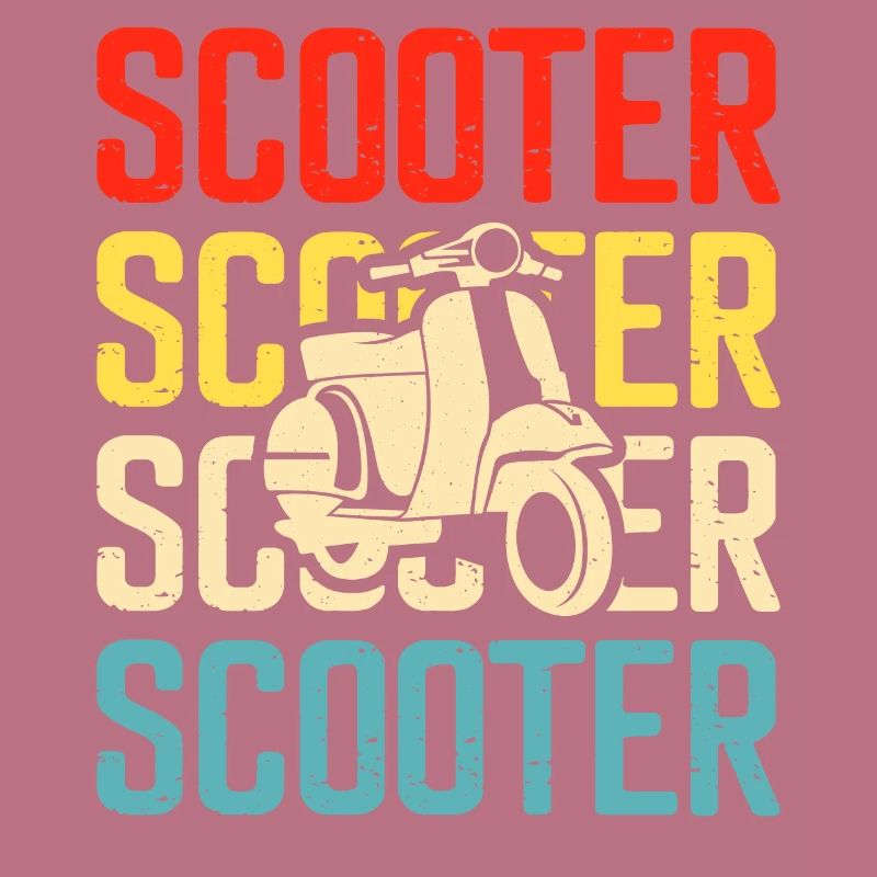 Roller Rollerfahrer Motorroller