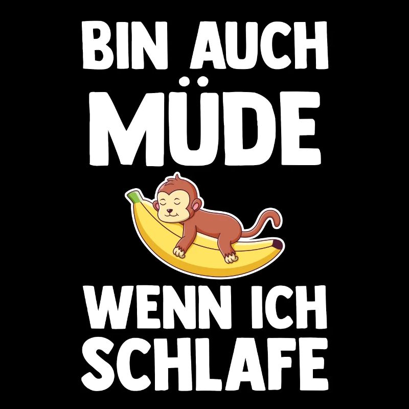 Affe Ich Bin Auch Müde Wenn Ich Schlafe