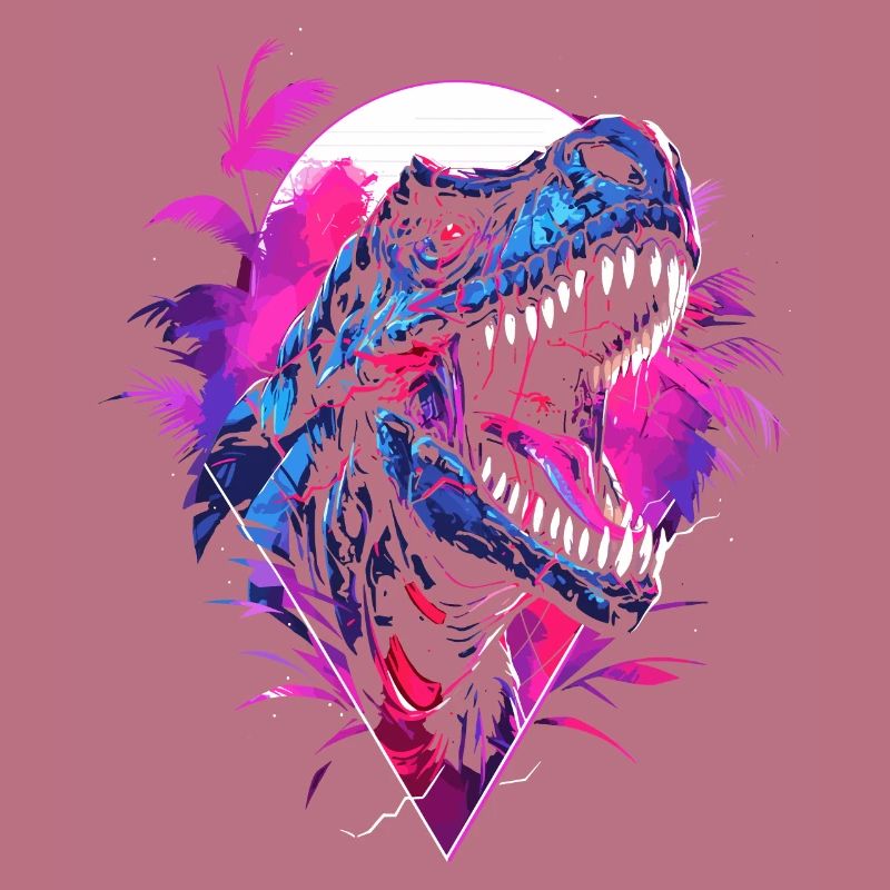 Synthwave T Rex