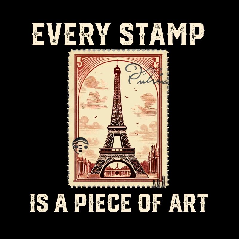 Stamp Collector Postage Stamping Philatelist Men