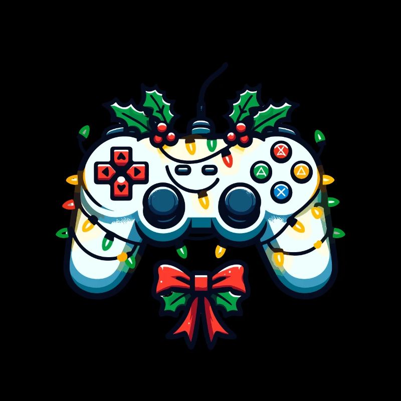 Festive Gamer Controller Holiday Gaming
