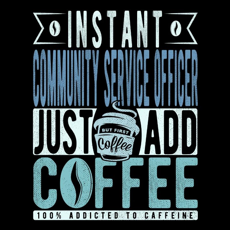 Agent de service communautaire instantané Il suffit d’ajouter du café