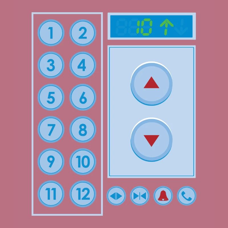 Elevator Elevator Elevator Buttons Elevator