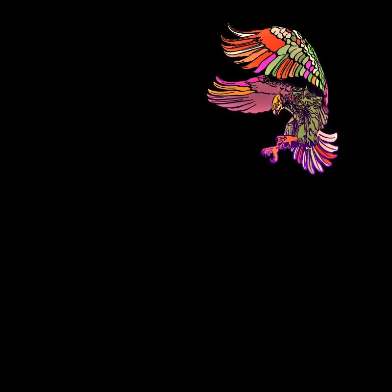 Pygargue à tête blanche - Aigle oiseau Design graphique