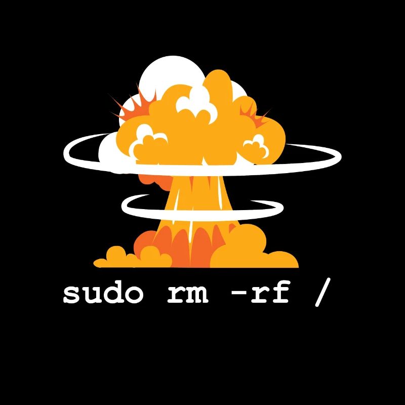 Linux Funny Linux Command Sudo RM RF for Men