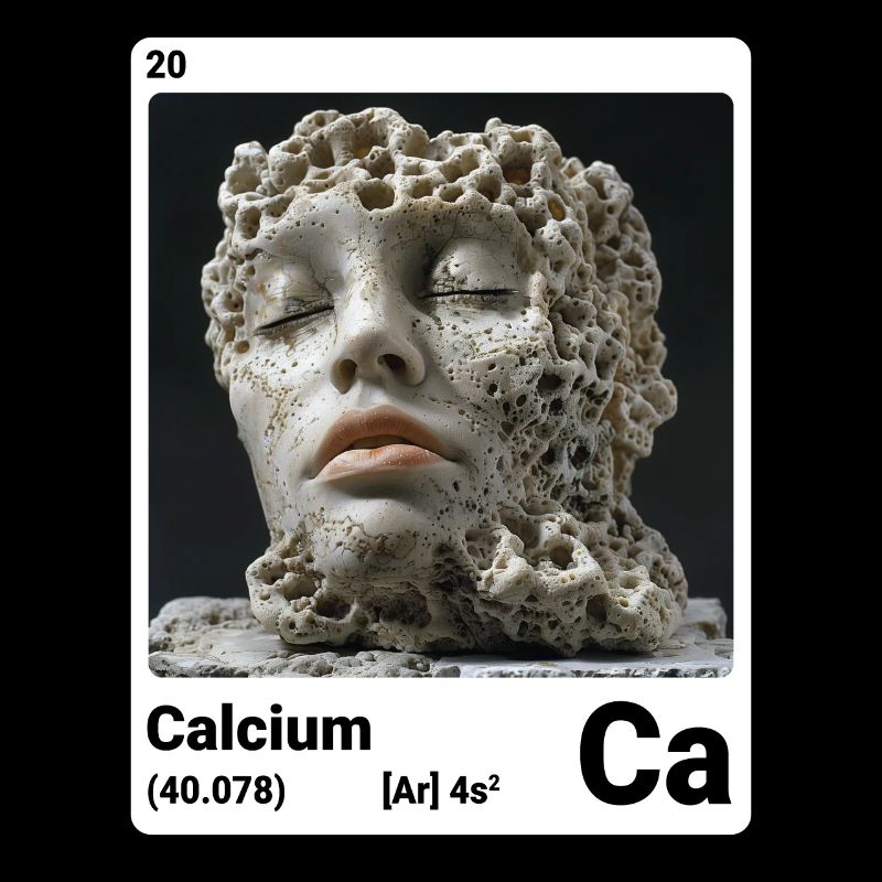 Calcium Ca chemical element periodic table 020