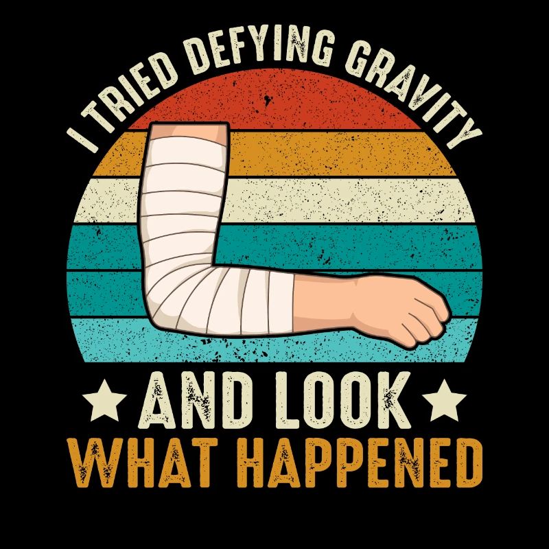 Gravity Broken Bone Slip and Fall Accident Injury