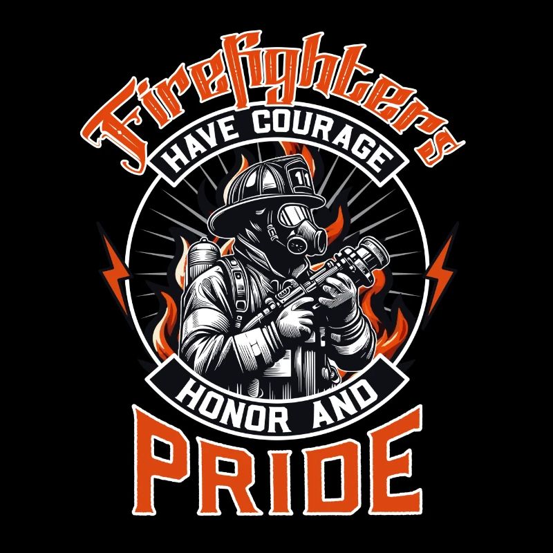 Firefighters have courage, honour and pride