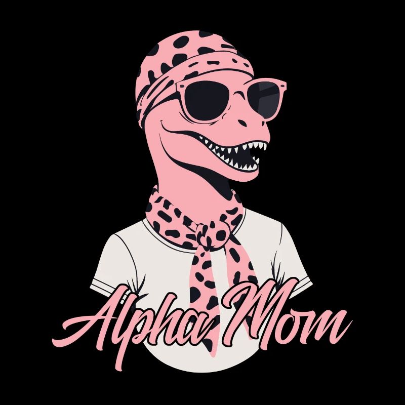 Alpha Mom Lustige Dinosaurier Mutter Coole Dinos