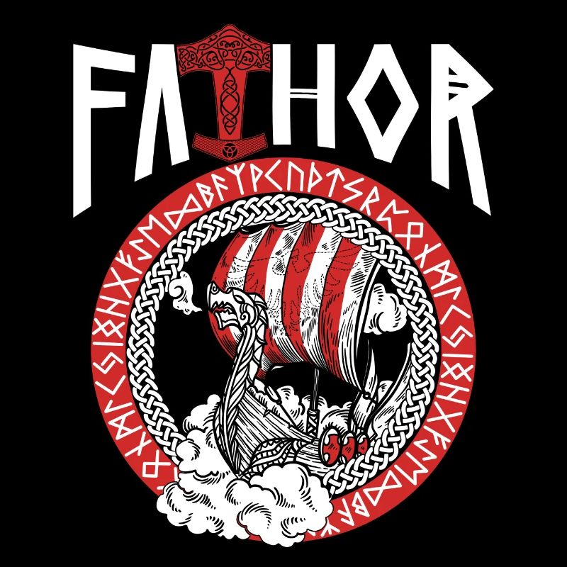 Wikinger Papa Vathor Nordisches Wikinger Boot