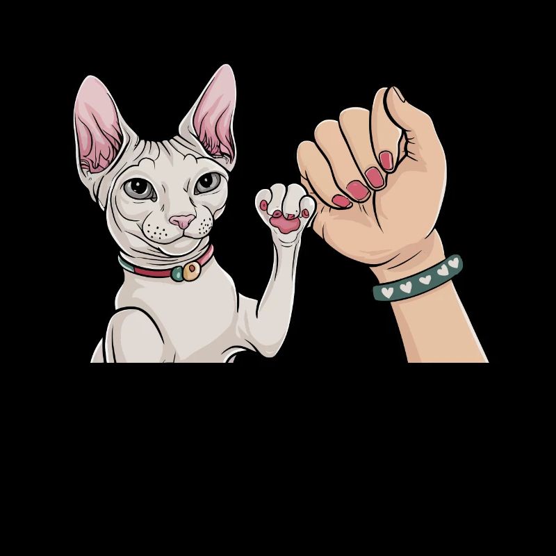 Sphynx Maman Kitty Mama Drôle Chat Sans Poils, Sphynx