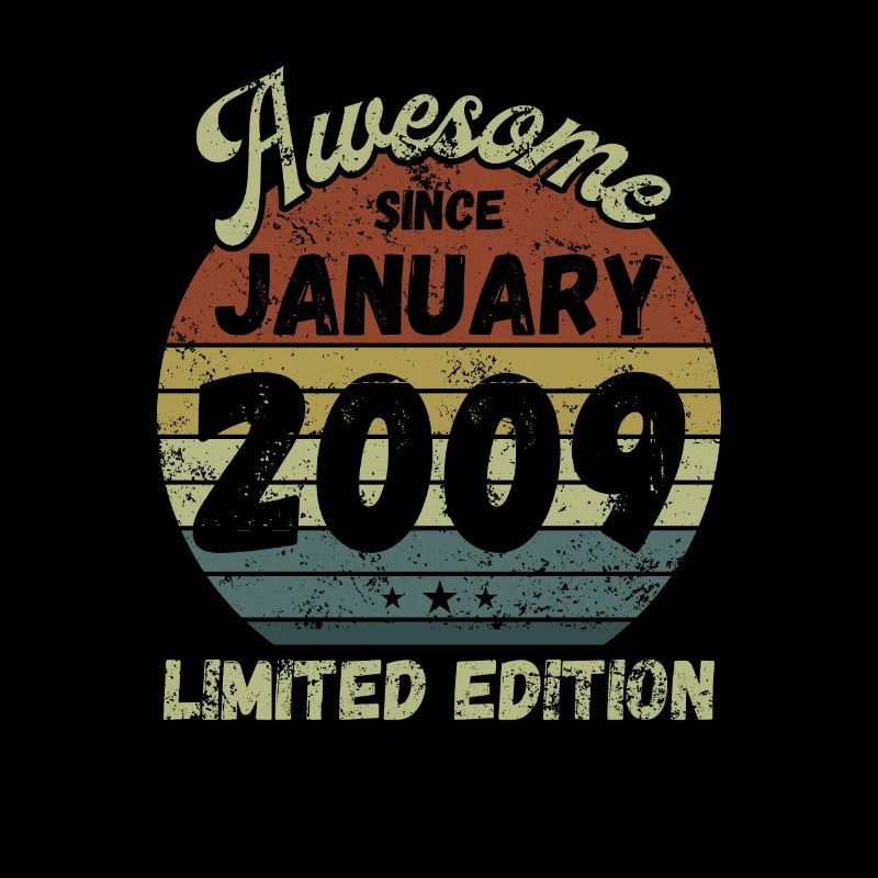 Awesome since January 2009 - Geburtstag