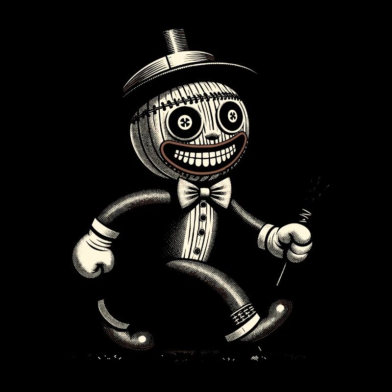 Voodoo Doll Scary Disguise Gothic Style