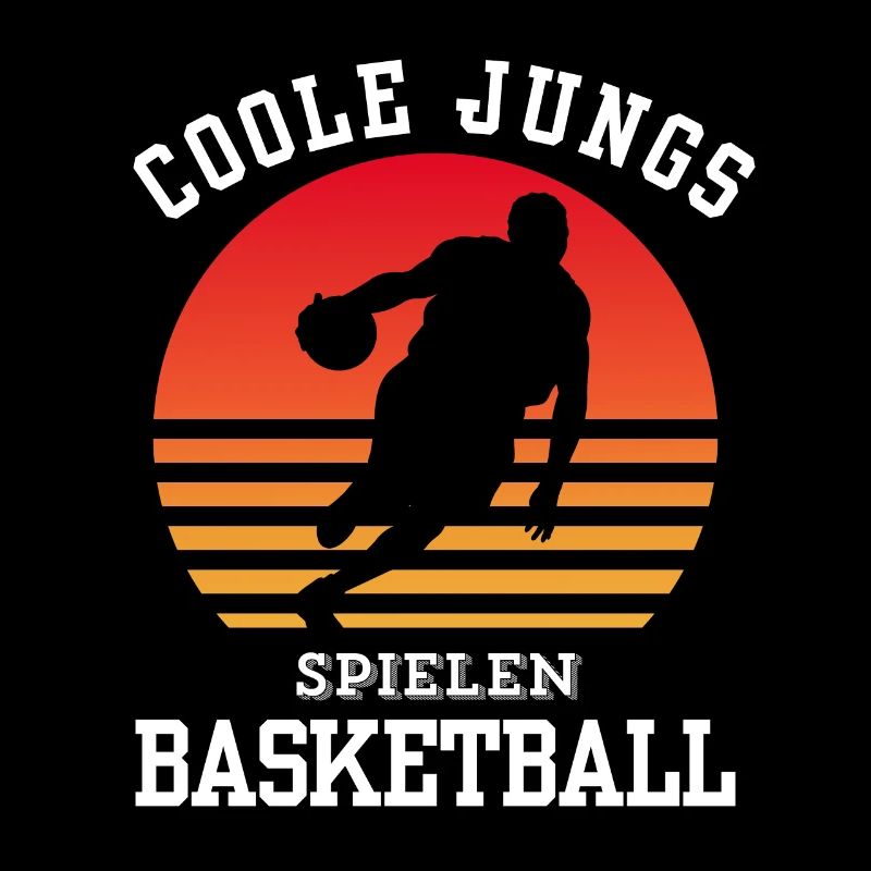 Basketball Tshirt B-Ball Dunking Rebound Player