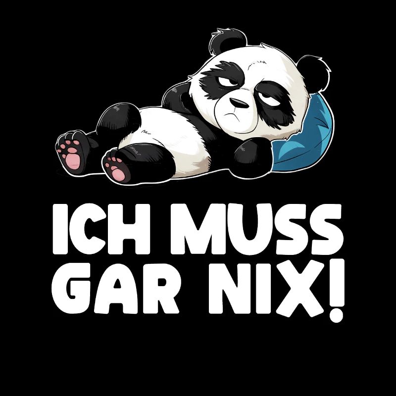 Lazy Tshirt Work Panda Funny Sarcasm Office