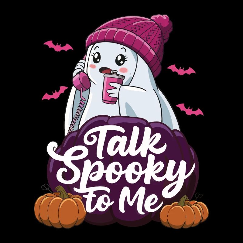 Halloween Ghost Funny Talk Effrayant pour moi