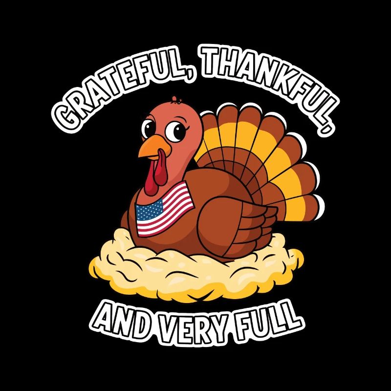Dinde drôle de Thanksgiving