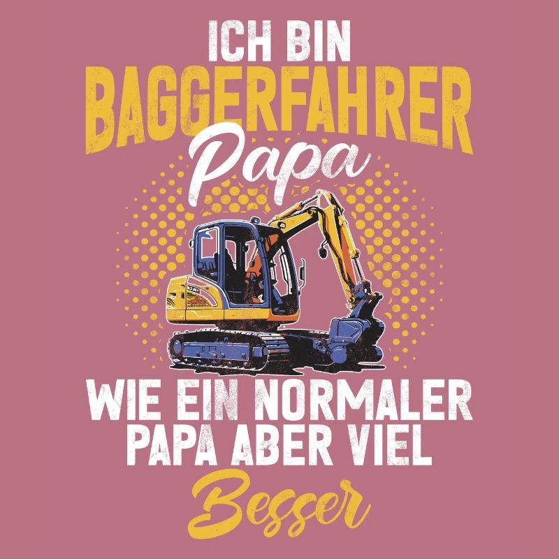 Excavator Driver Funny Construction Worker Profession Excavator