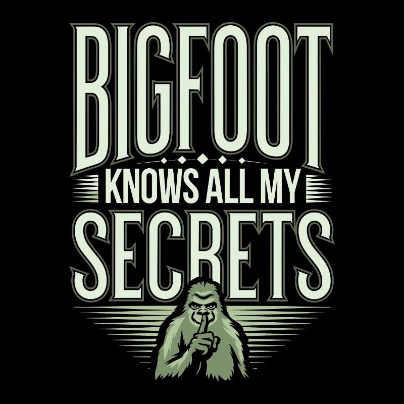 Bigfoot croyant Sasquatch Cryptide Créature de la forêt
