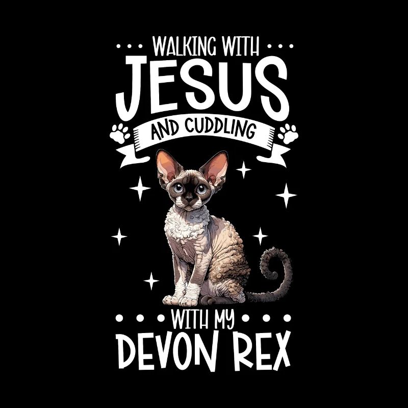 Jesus und meine Devon Rex