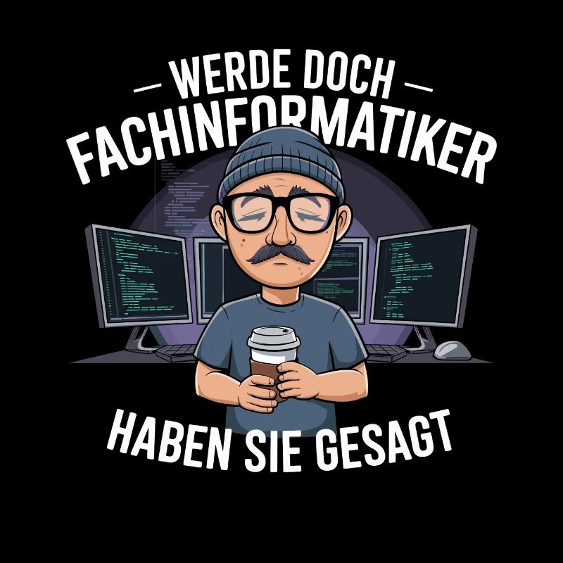 Werde Doch Fachinformatiker Lustiges IT Nerd