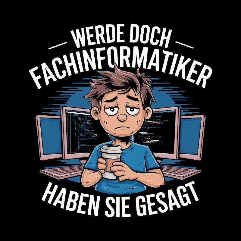 Werde Doch Fachinformatiker Lustiges IT Nerd