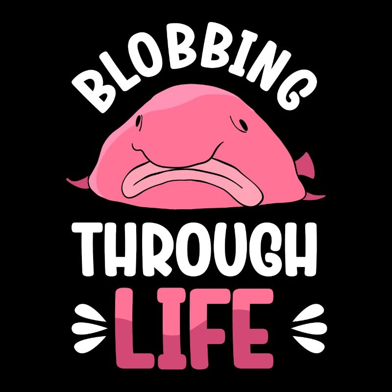 Drôle de poisson Blobfish mignon