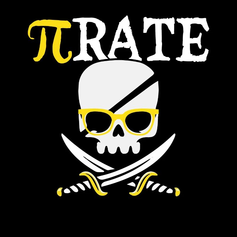 Pi Pirate Math Chasse au trésor Crossbone Pi Math
