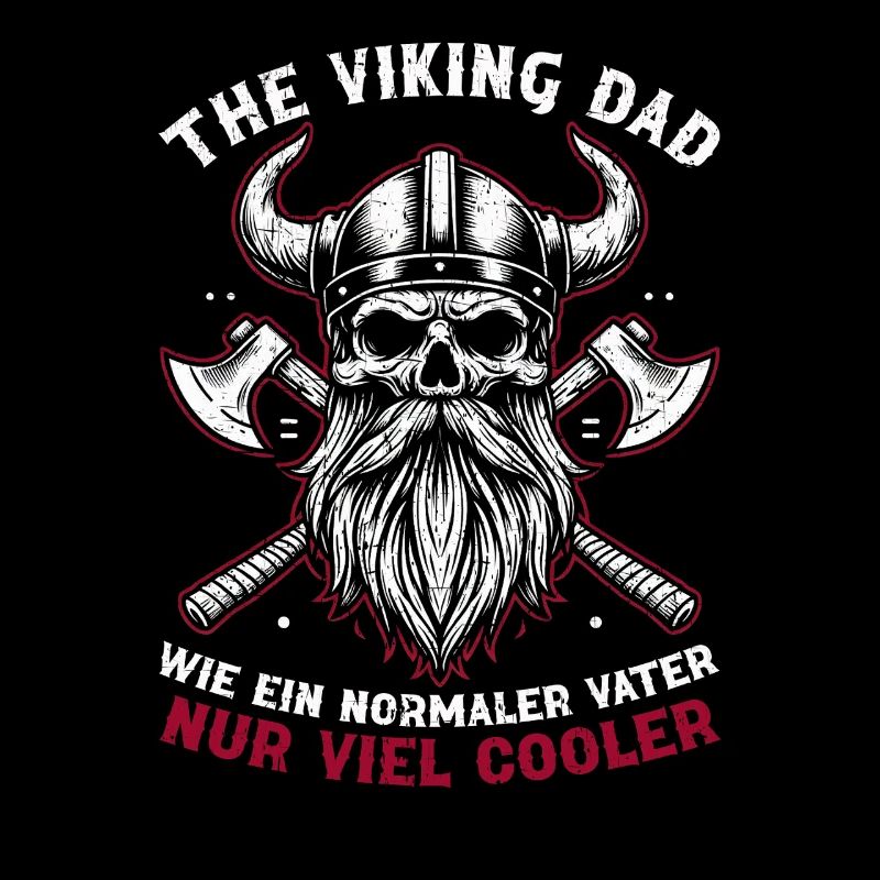 Wikinger Papa Vatertag Vaterschaft Elternteil