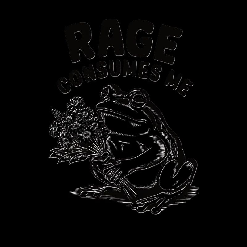 Rage Consumes Me Frog Toad