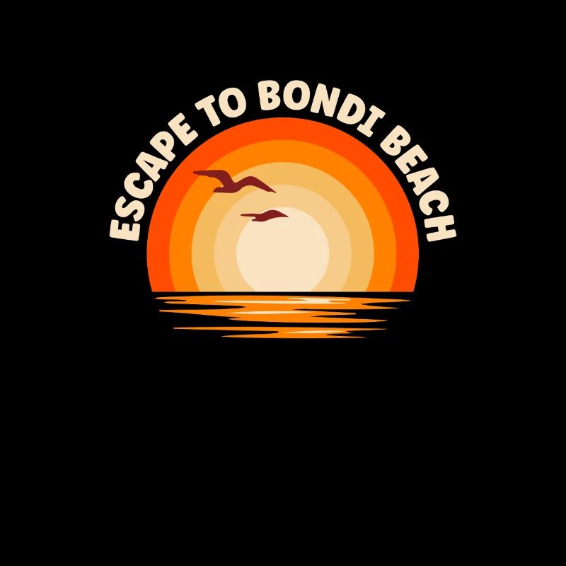 Je fuis vers Bondi Beach