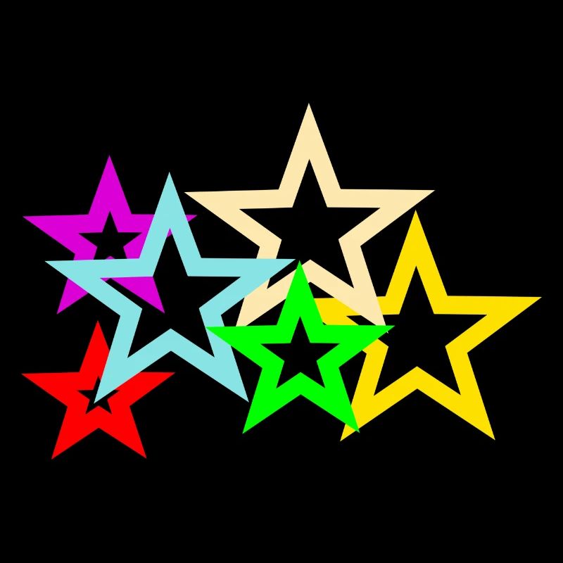 bunte Sterne