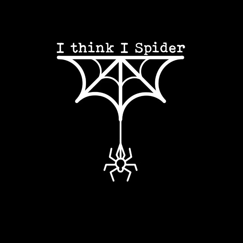 I Think I Spider Redensart Denglisch Geschenk