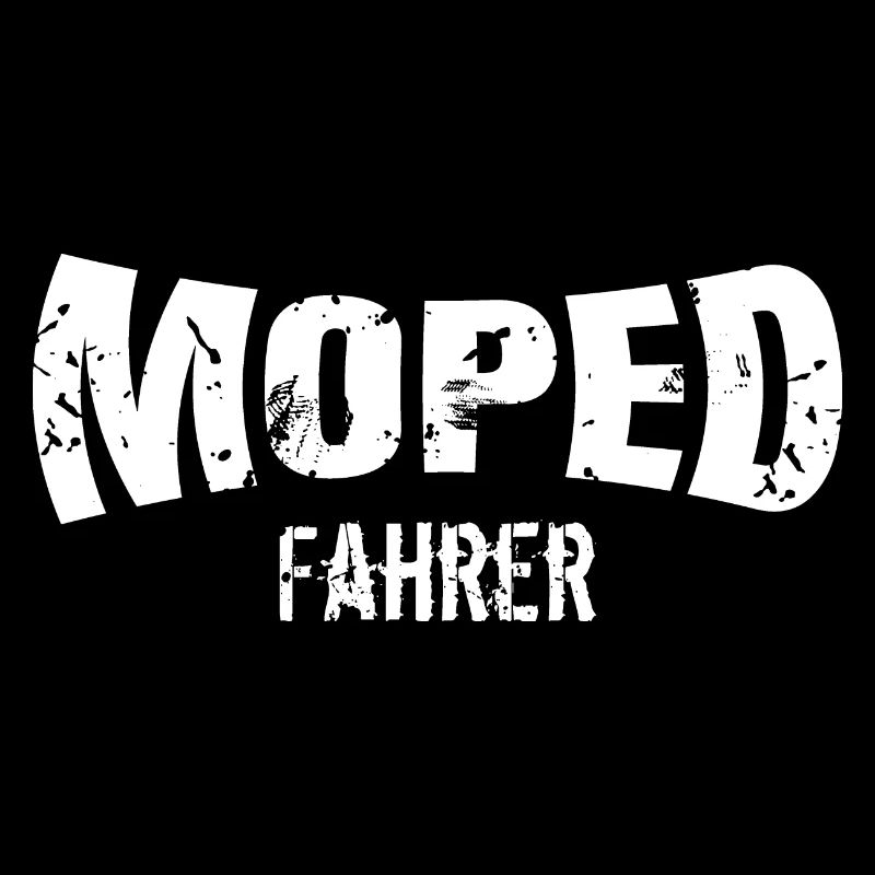 Moped Fahrer