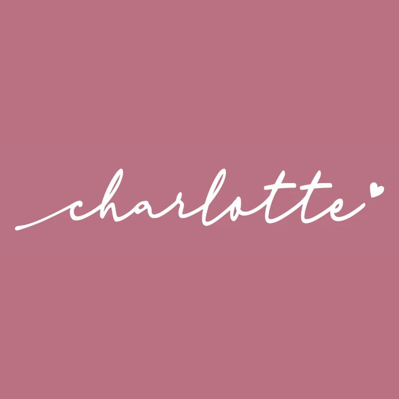 Charlotte Cursive Name